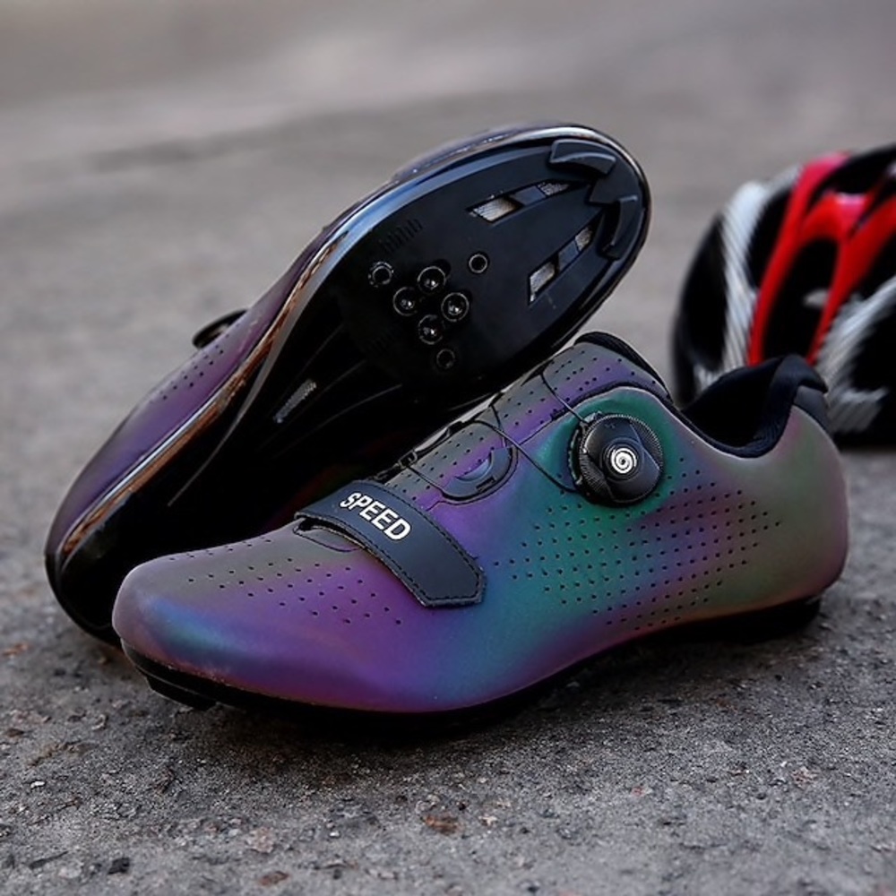 Betoosen Speed NWOB! Aurora Violet Road Bike Cycling Shoes Size 38